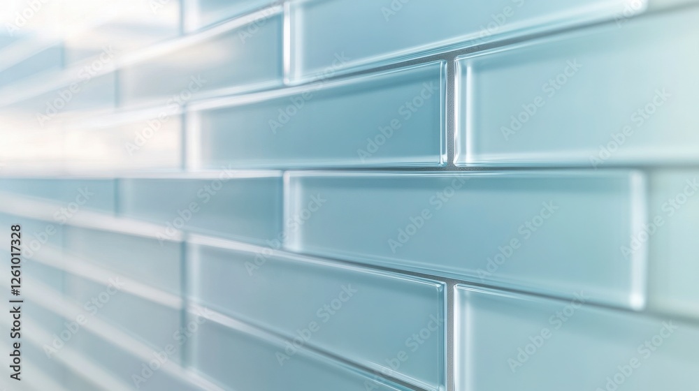 Light Blue Glass Tiles Wall Decor Light Blue Glass Tiles Wall Decor