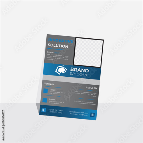 luxury modern vector agriculture restaurant travel architecture business flyer design