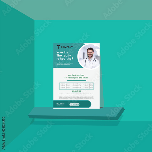 luxury modern vector agriculture restaurant travel architecture business flyer design