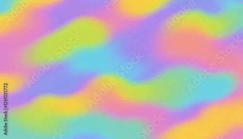 A dreamy abstract blend of melting ice cream shapes, dripping colors, and soft pastel tones evoking summer indulgence.