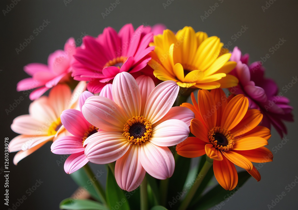 Fototapeta premium colorful flowers arranged bouquet create visually appealing arrangement decorative purposes