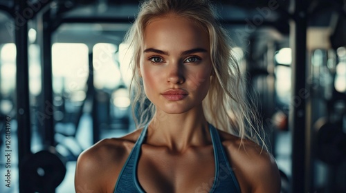 Free Download Stunning Blonde Woman Embracing a Healthy Lifestyle - GFXLoad