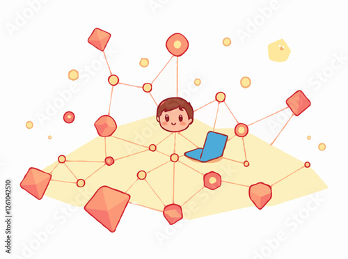 Innovative Technology Network in Geometric Shapes