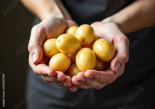 freshly washed potatoes often key ingredient many delicious meals around world every single