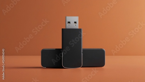 Obraz na płótnie usb flash drive , AI Generated. w salonie