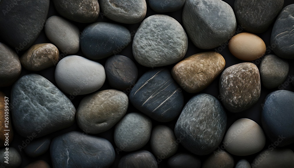 Close up of a pile of pebbles Close up of a pile of pebbles