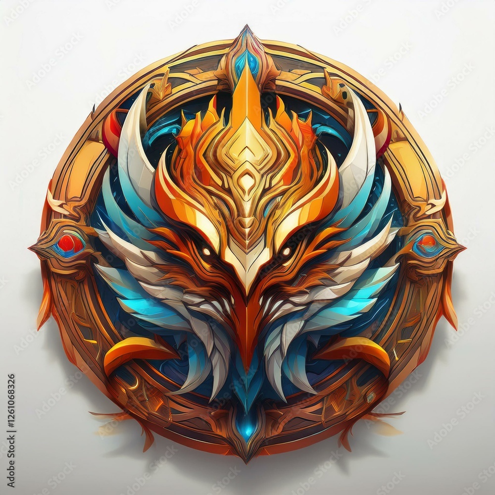 Fototapeta premium Modern new logo or icon suitable as cover or banner