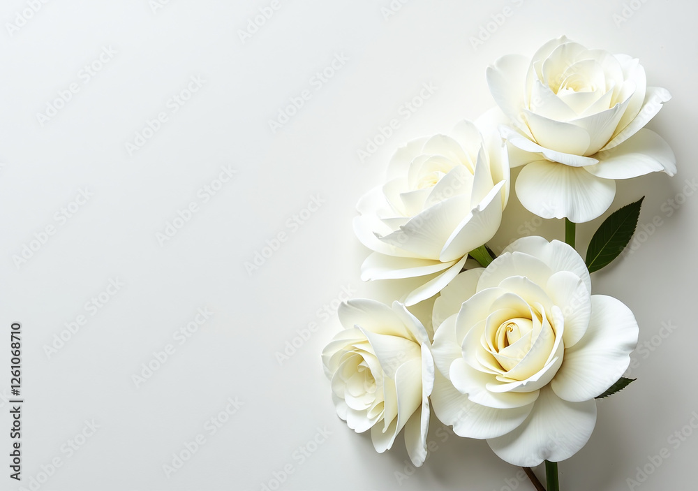 soft white blooms set simple paper soft white blooms set simple paper