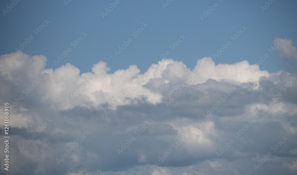 White clouds on blue sky, cloudy sky background. White clouds on blue sky, cloudy sky background.