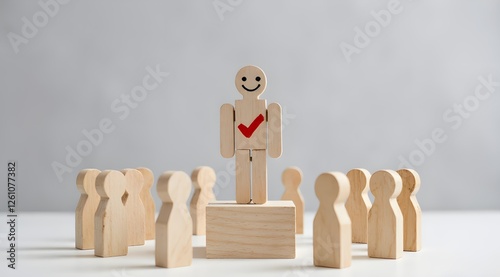 Minimalist Wooden Portrait Group photo