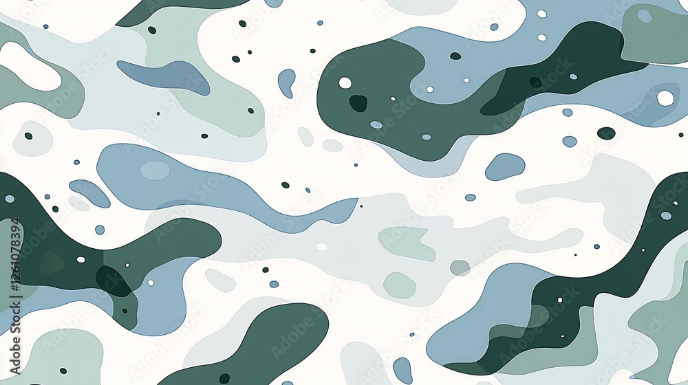 Abstract shapes, fluid forms, seamless pattern, background Abstract shapes, fluid forms, seamless pattern, background