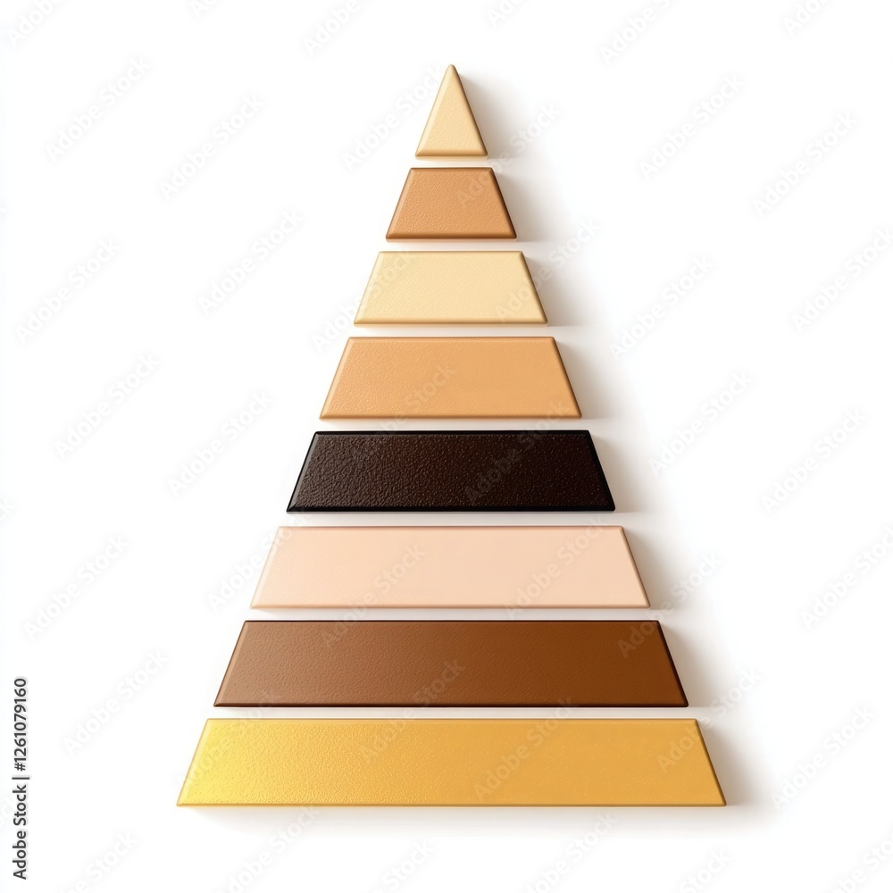 Minimalist Gradient Pyramid Icon Design Minimalist Gradient Pyramid Icon Design