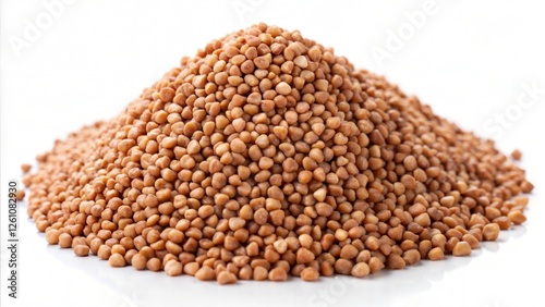 Red Corn Sorghum on White.