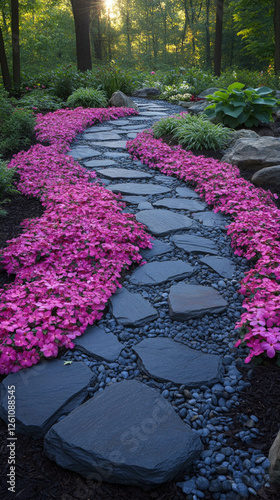 A Beautiful Garden Pathway ...