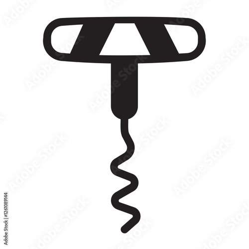 Corkscrew  glyph icon