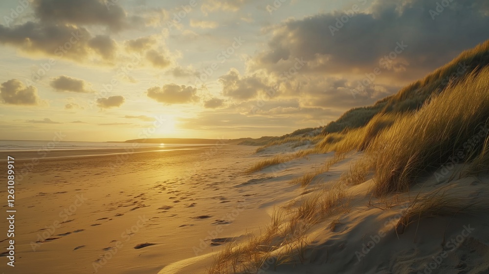 sunset on the ocean shore white sand water sunset on the ocean shore white sand water