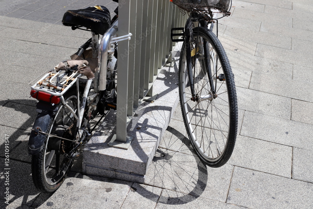 A bicycle is a non-motorized vehicle. A bicycle is a non-motorized vehicle.