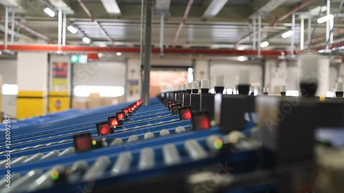 Wallpaper Mural Automated Package Sorting Line  Torontodigital.ca