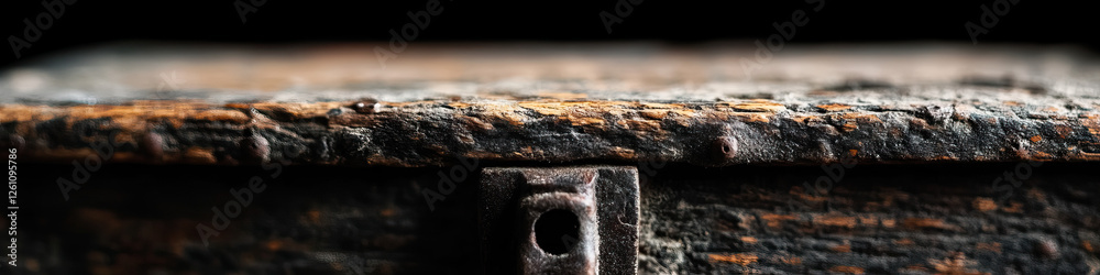 custom made wallpaper toronto digitalClose-up of Weathered Wooden Surface with Metal Fastener