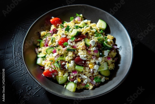 Feast for the Eyes with Toasted Couscous and Feta