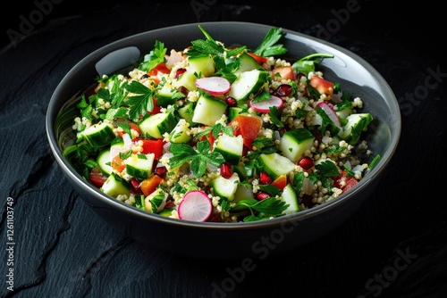 Crunchy radishes and scallions add depth to this vibrant and flavorful dish