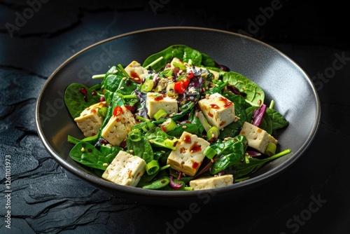 Healthy and Delicious Spinach and Tofu Salad Recipe