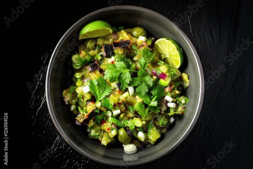 Colorful Tomatillo and Pepper Chili Recipe