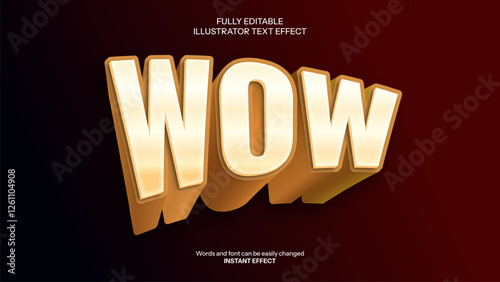 Editable 3D Gold Text Effect with Bold Typography and Luxurious Glow on Dark Background.