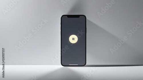 Obraz na płótnie mobile phone with lock , AI Generated. w salonie