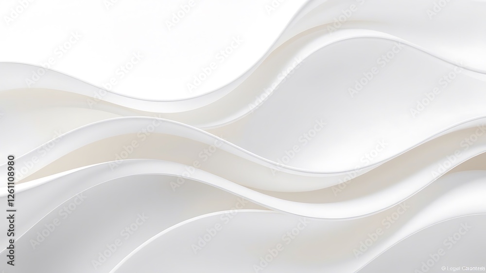 A white wave cream pattern shape abstrat background A white wave cream pattern shape abstrat background