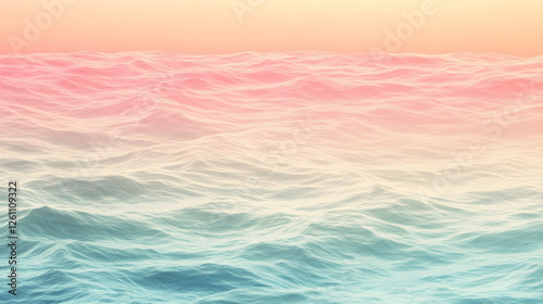 Vintage grainy gradient effect with soft pastel waves creating an abstract retro summer vibe background