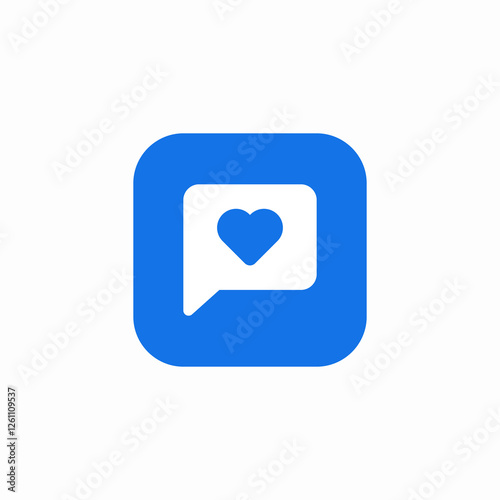 hearted messages icon sign vector