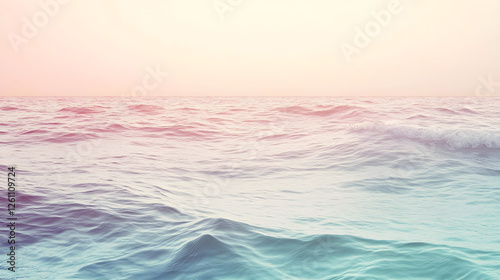 Vintage grainy gradient effect with soft pastel waves creating an abstract retro summer vibe background