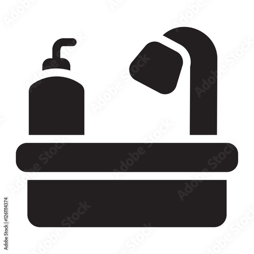 Sink glyph icon