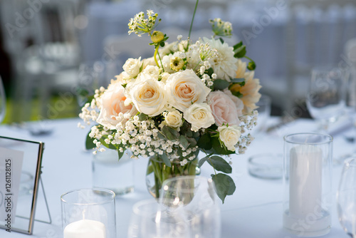 Elegant floral centerpiece ...