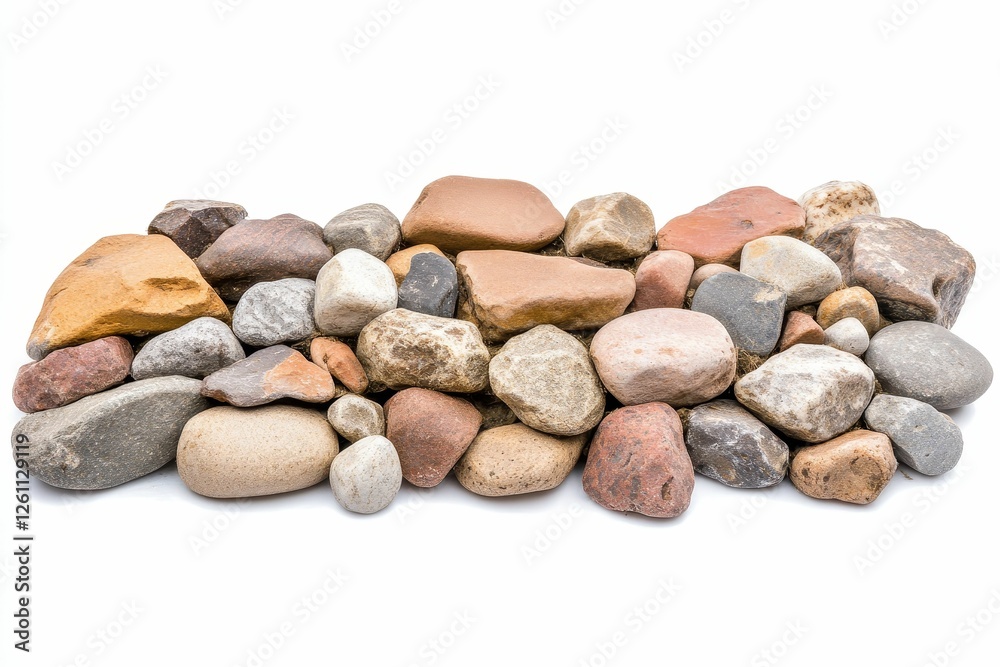 Smooth river stones various colors nature pile Smooth river stones various colors nature pile