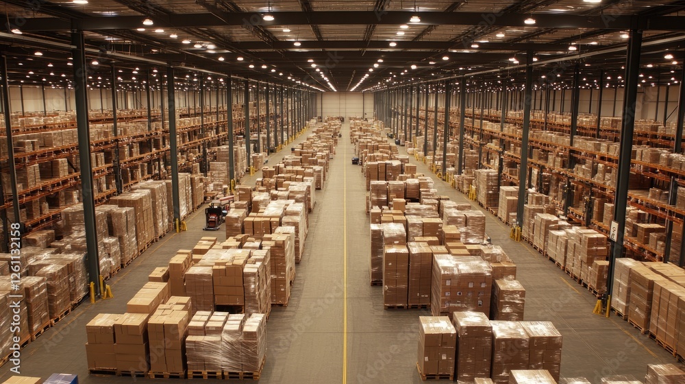 Robotic technology optimizing logistics by managing packaging and distribution processes. Robotic technology optimizing logistics by managing packaging and distribution processes.