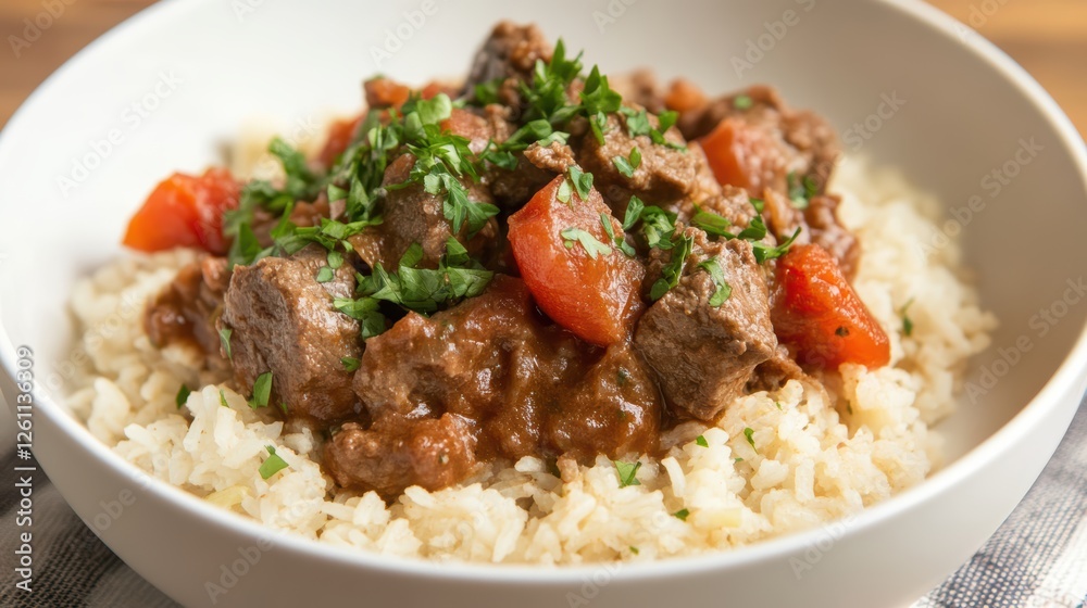 Comforting flavors of beef and rice, a wholesome and satisfying dish that brings warmth to every meal. Comforting flavors of beef and rice, a wholesome and satisfying dish that brings warmth to every meal.