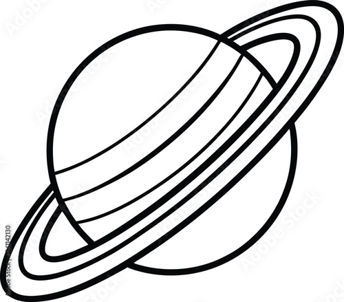 Blue saturn vector illustration. Blue saturn vector illustration. Space planet and stars design vector illustration. 