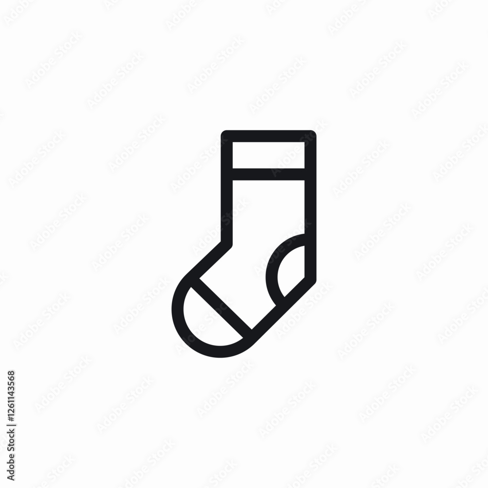 warm socks icon sign vector warm socks icon sign vector