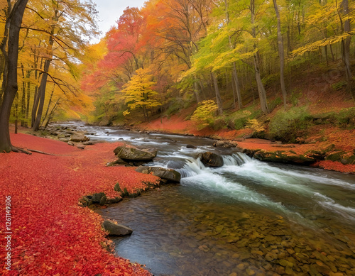 Autumn's Brushstroke Capturing Nature's Vibrant Landscapes for Timeless Beauty