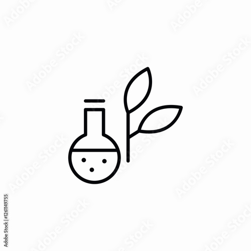 natural product icon sign vector