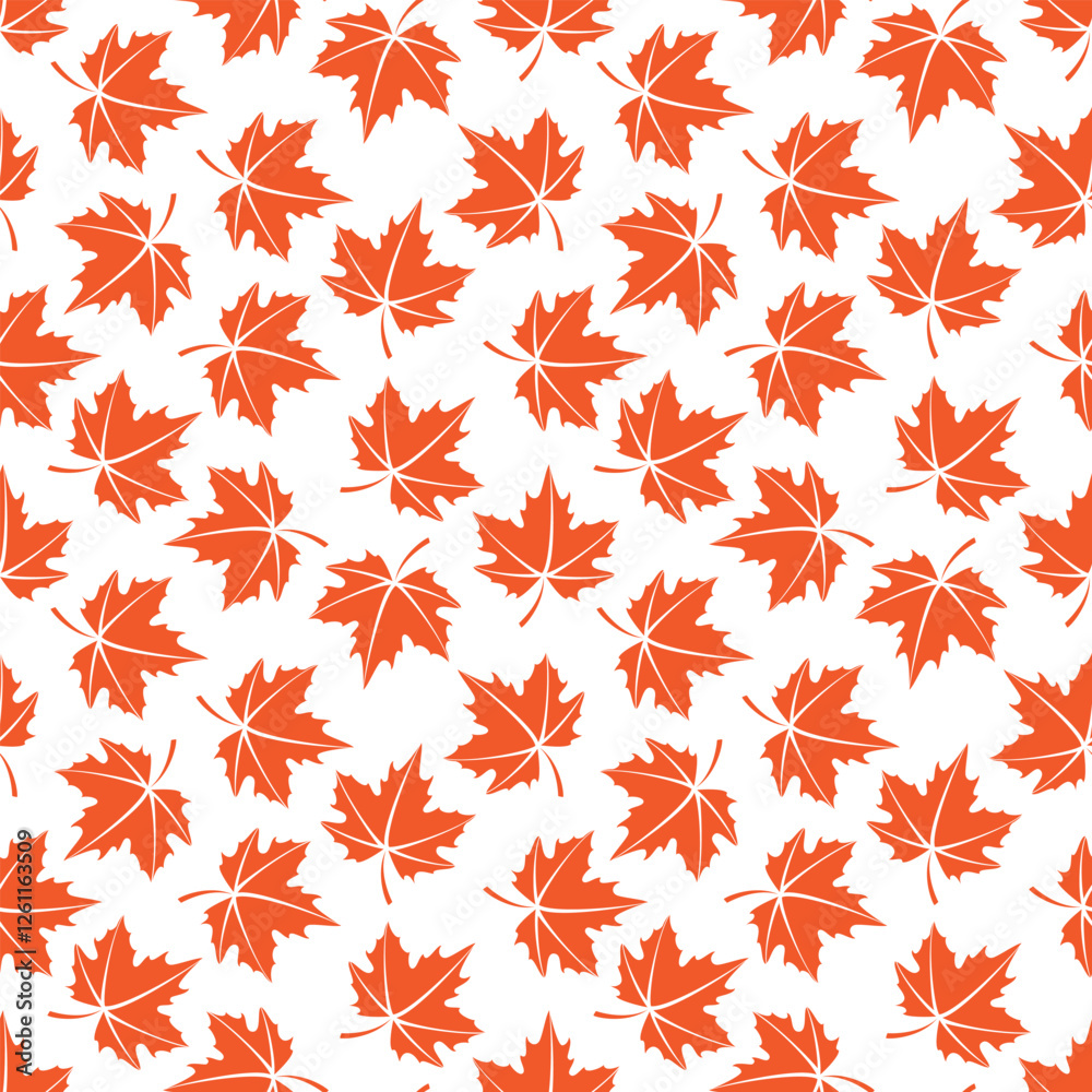 seamless pattern of maple leaves for backgrounds, covers, fabric textures and others seamless pattern of maple leaves for backgrounds, covers, fabric textures and others