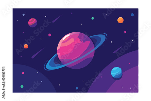 vector illustration of a space for your text