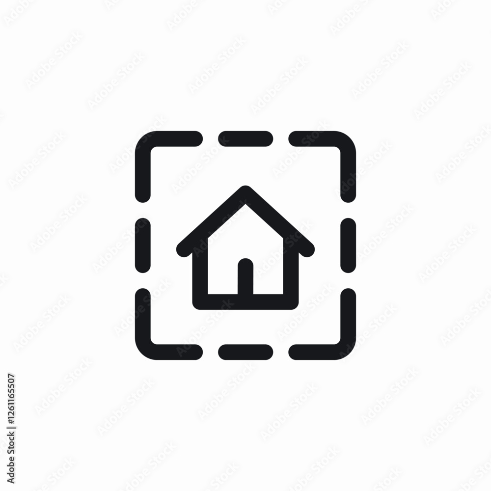 house application icon sign vector house application icon sign vector