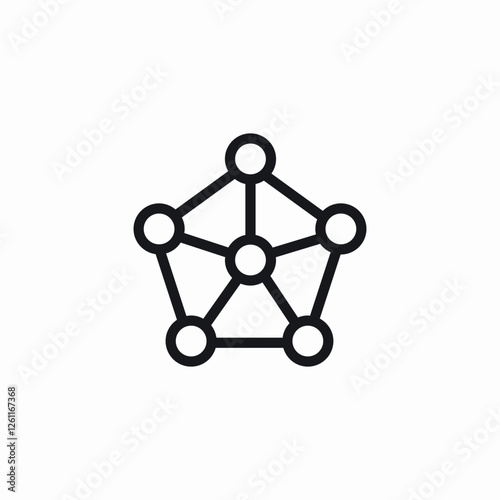 technology network icon sign vector