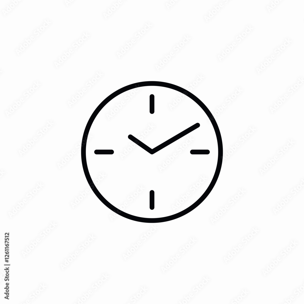 time application icon sign vector time application icon sign vector