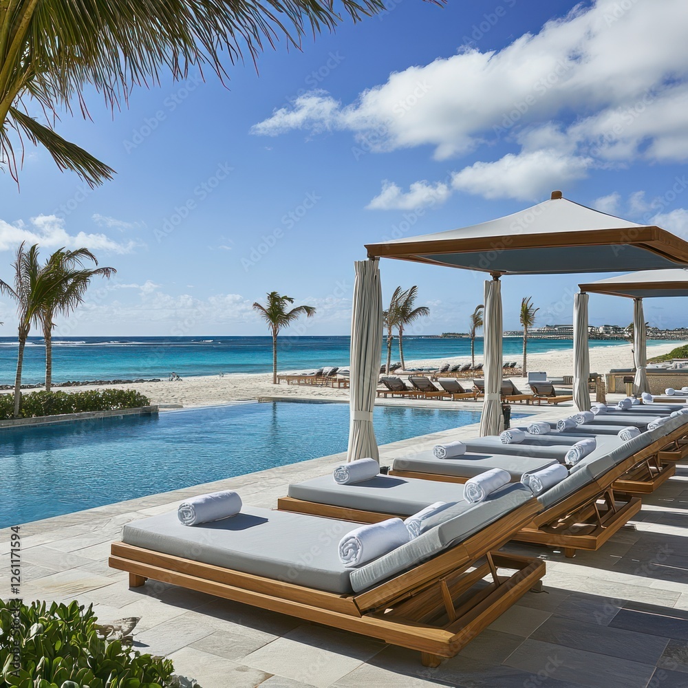 Fototapeta premium Beach Resort View