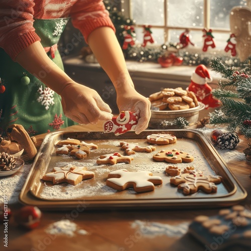 make holiday cookies