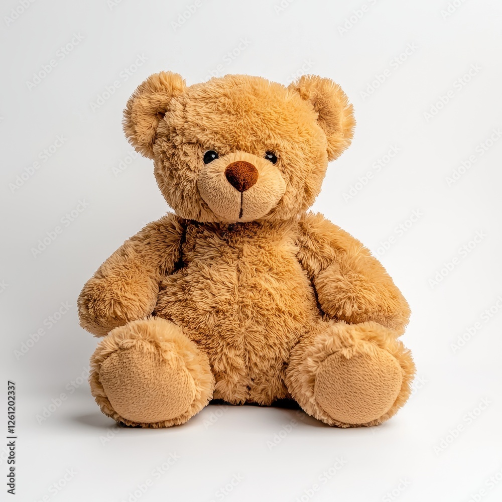 Fototapeta premium Soft and Cuddly Brown Teddy Bear for Children and Home Decor